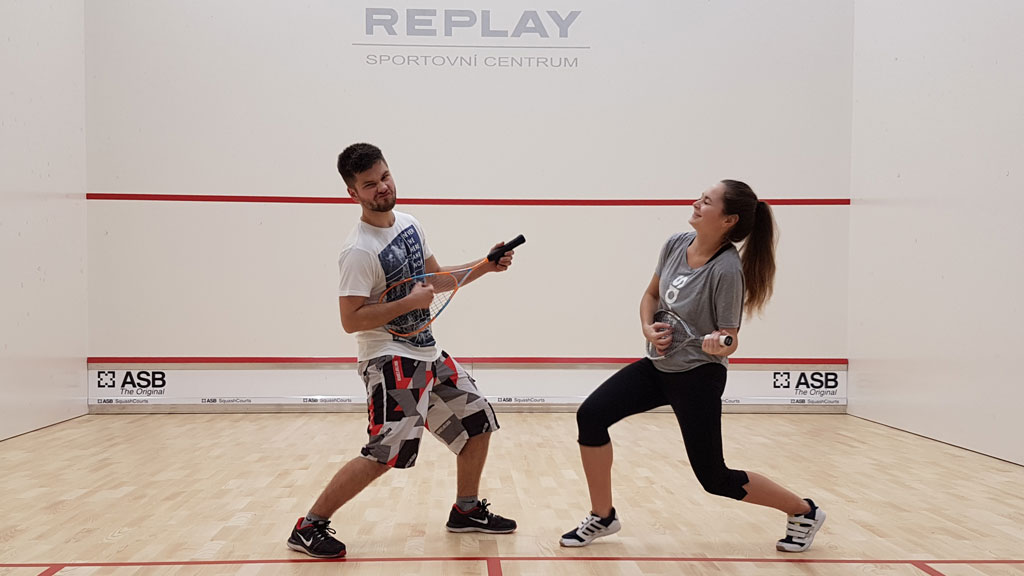 Replay fitness badminton squash boulder sportovní